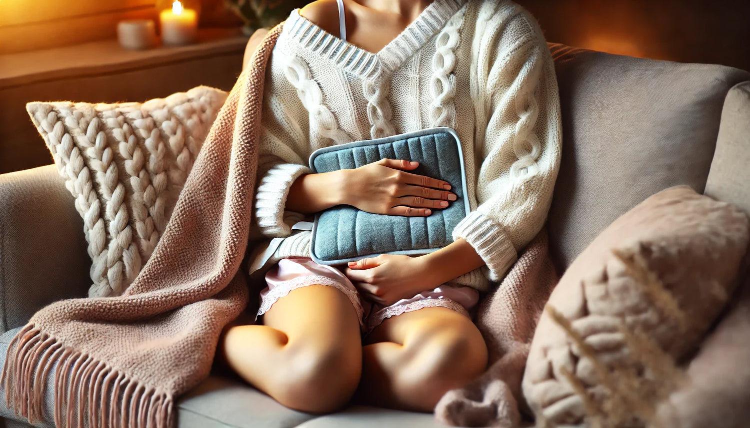 femme souffrant d'insomnie à cause de son cycle menstruel