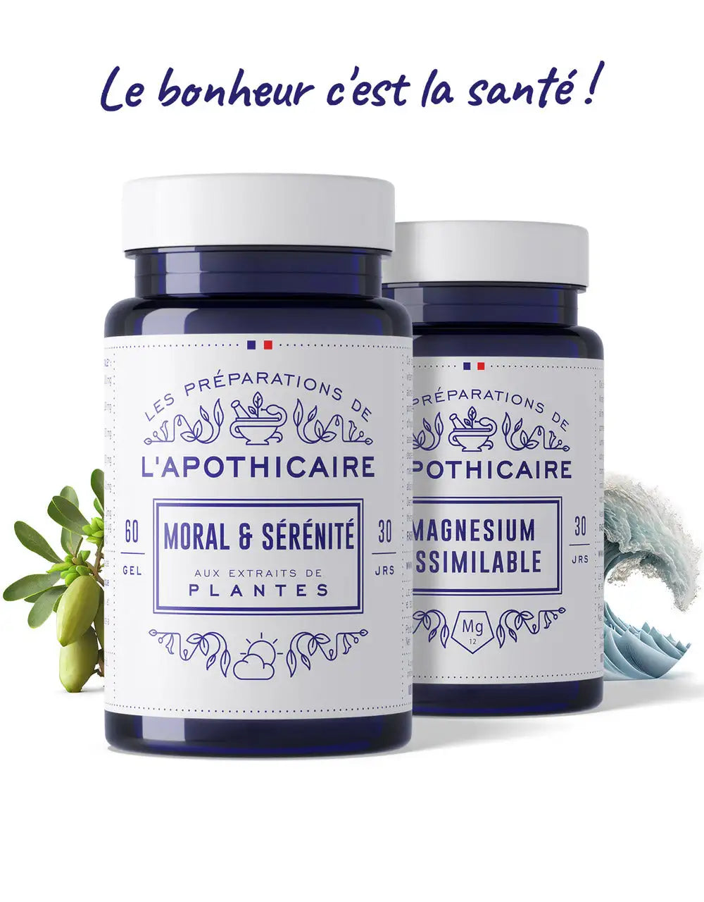 Formule Duo Moral et Sérénité + Magnesium avec texte
