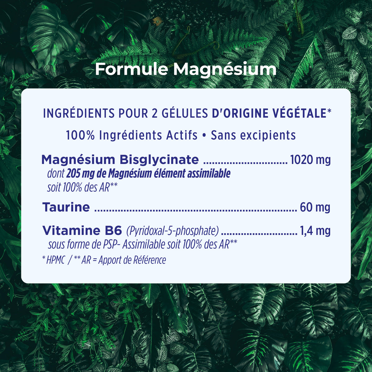 Magnésium Assimilable – ingrédients et dosages