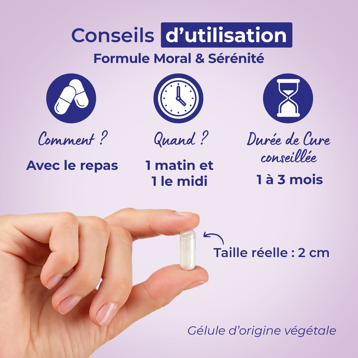 Moral & Sérénité – conseils d’utilisation