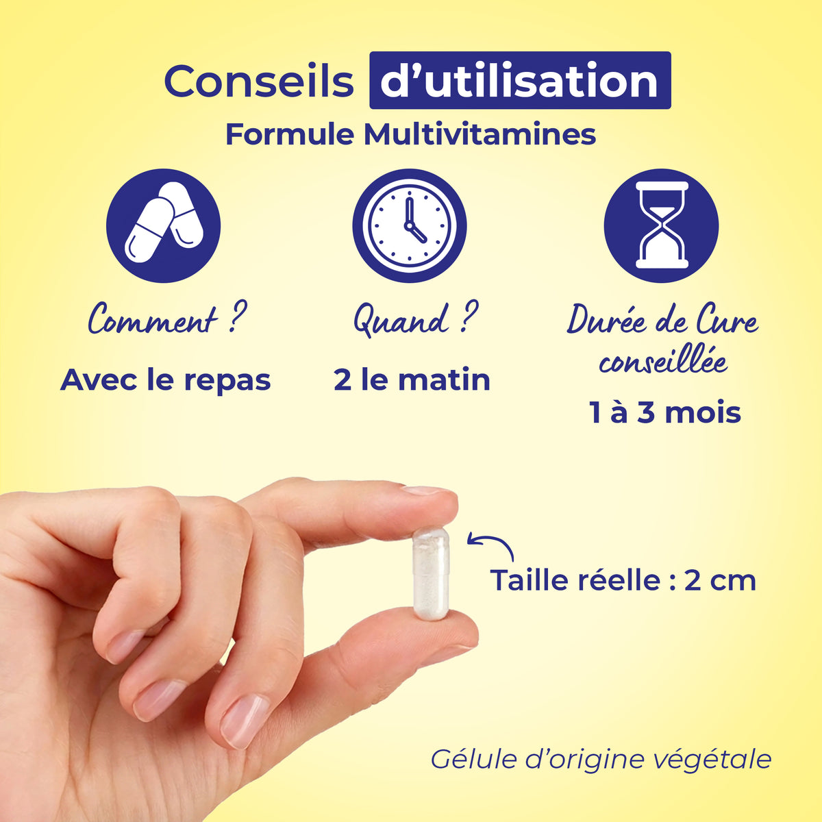 Multivitamines – conseils d’utilisation