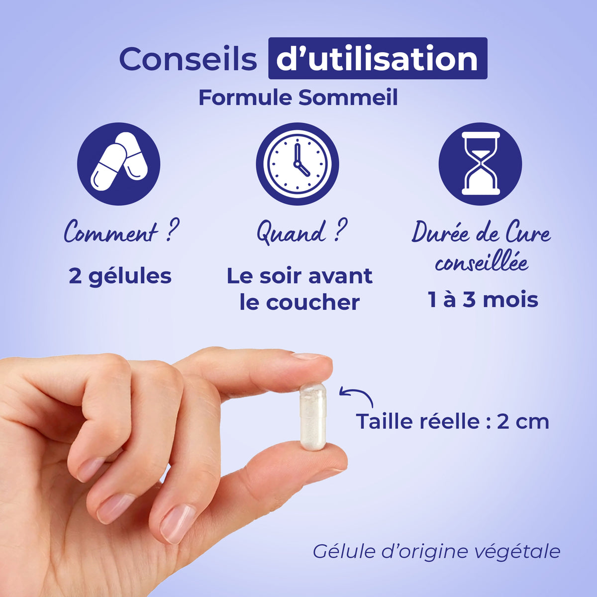 Sommeil – conseils d’utilisation